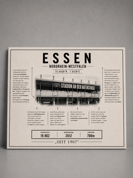 Essen Stadion Leinwand