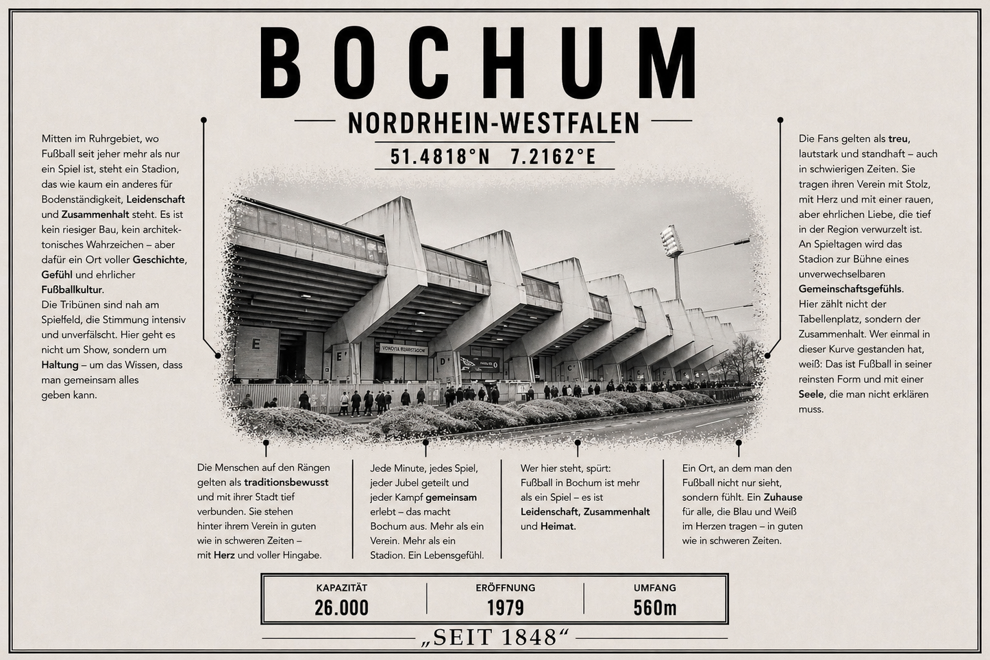 Bochum Stadion Leinwand