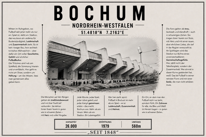 Bochum Stadion Leinwand