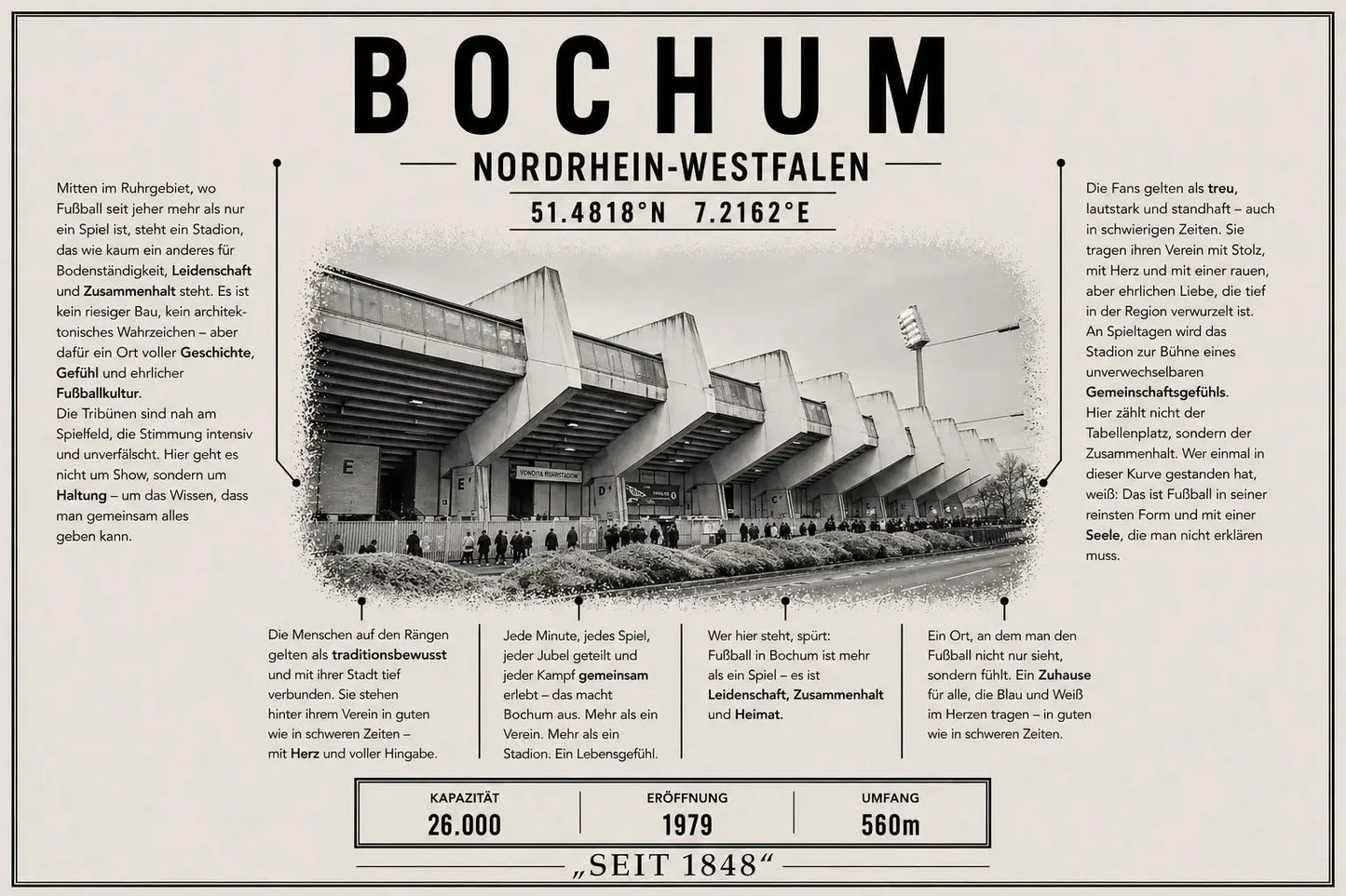 Bochum Stadion Leinwand