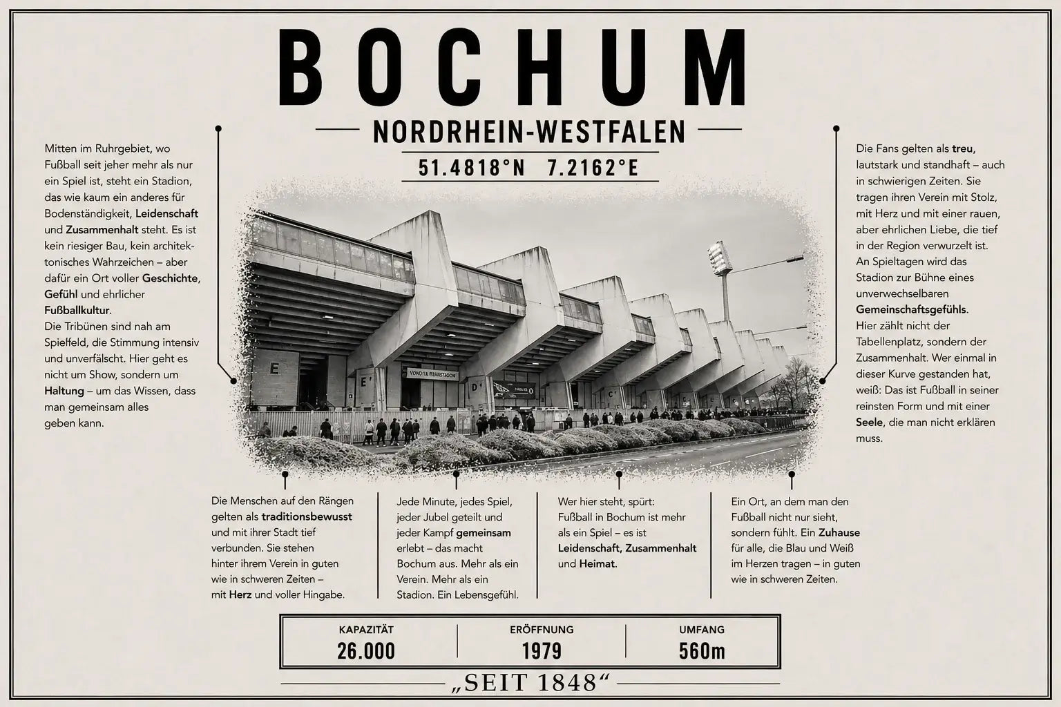 Bochum Stadion Leinwand