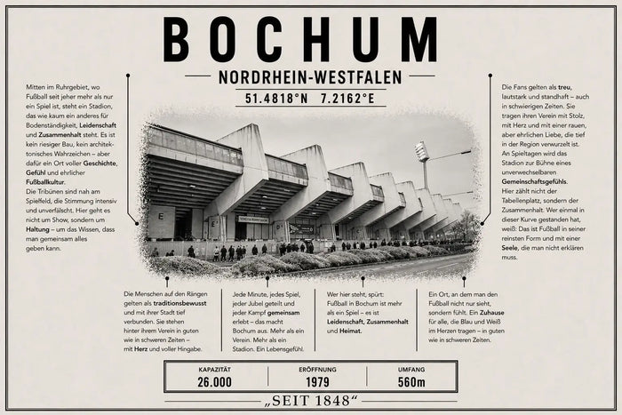 Bochum Stadion Leinwand