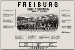 Freiburg Stadion Leinwand