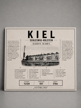 Kiel Stadion Leinwand