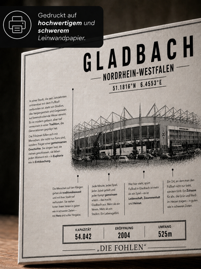Gladbach Stadion Leinwand