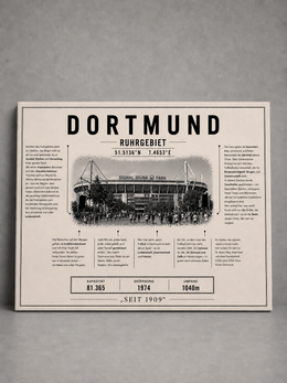 Dortmund Stadion Leinwand