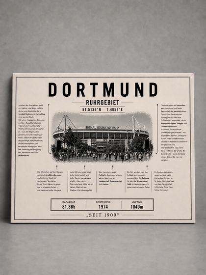 Dortmund Stadion Leinwand