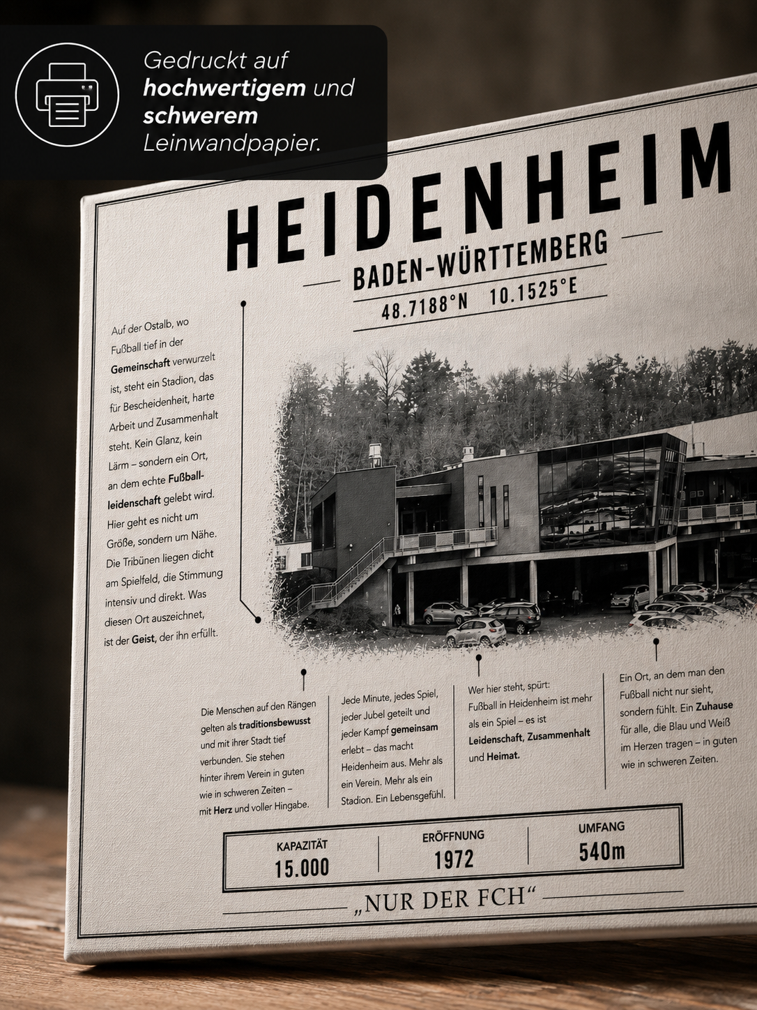 Heidenheim Stadion Leinwand