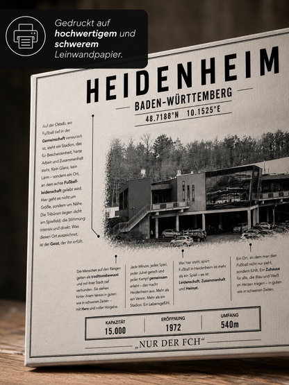 Heidenheim Stadion Leinwand