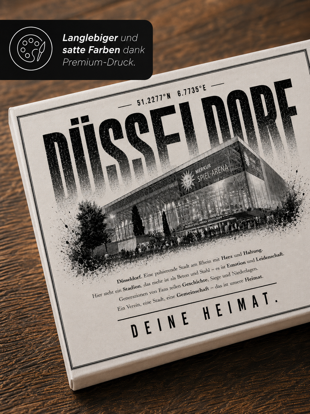 Düsseldorf Stadion Leinwand – Detailansicht 3