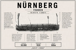 Nürnberg Stadion Leinwand
