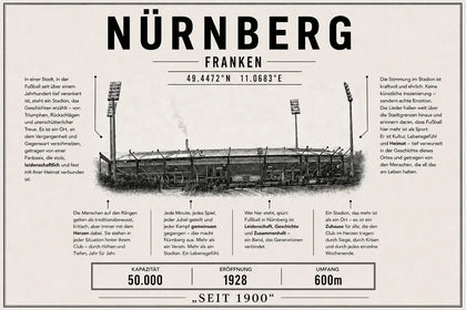 Nürnberg Stadion Leinwand