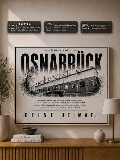 Osnabrück Stadion Leinwand