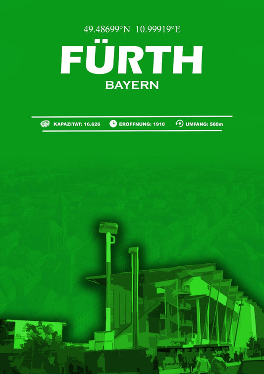 Fürth Stadion Leinwand
