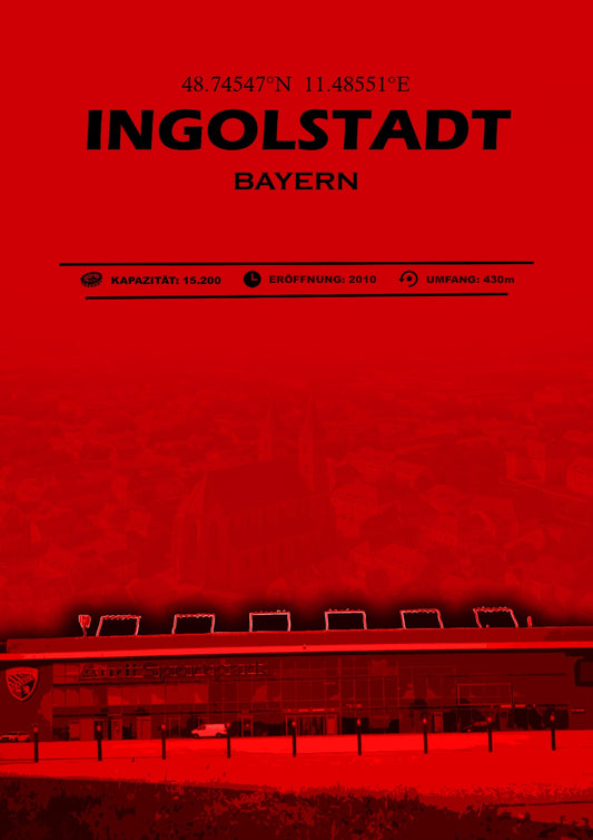 Ingolstadt Stadion Leinwand