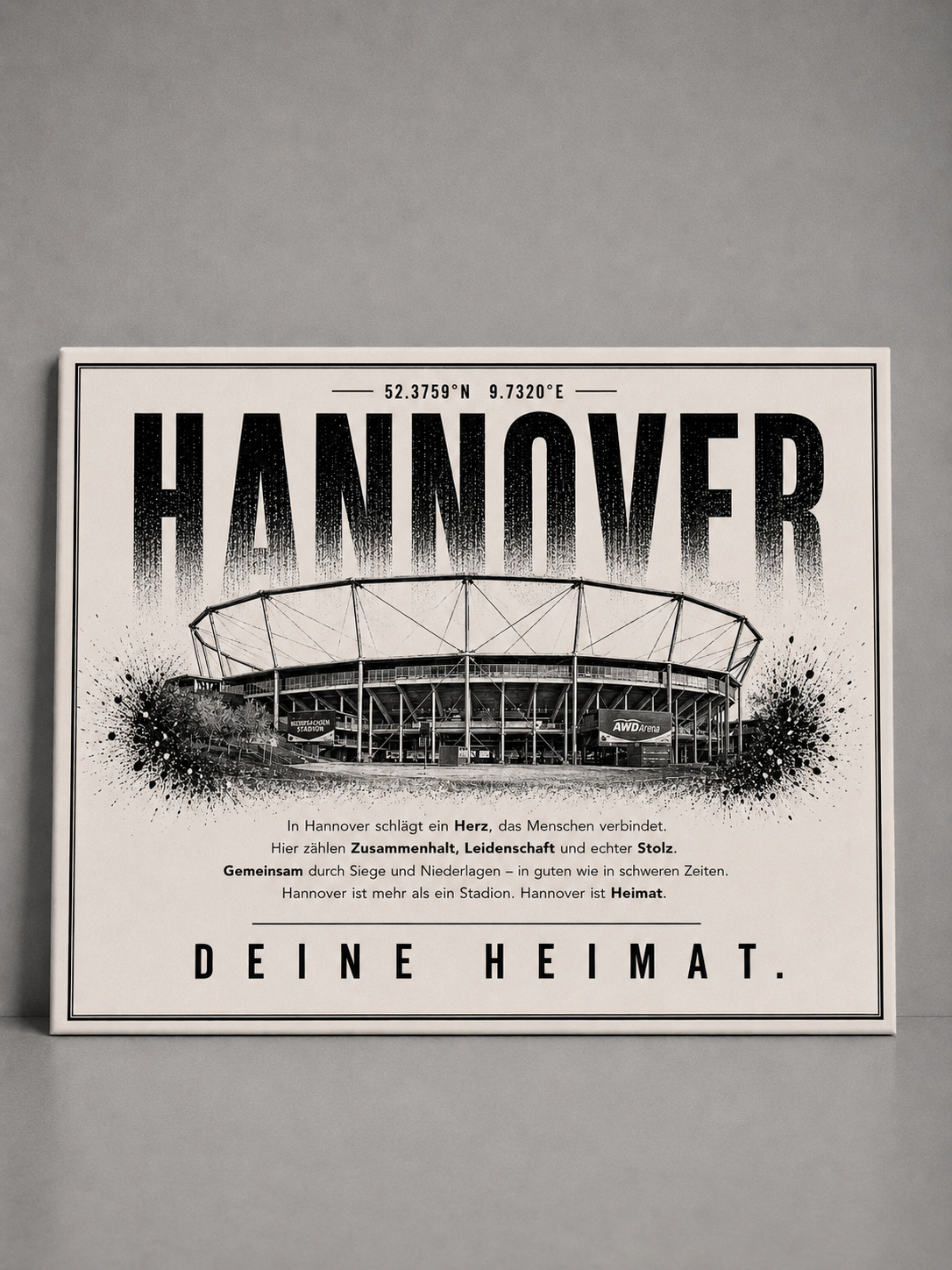 Hannover Stadion Leinwand