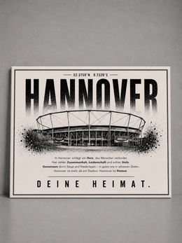 Hannover Stadion Leinwand