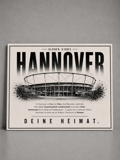 Hannover Stadion Leinwand