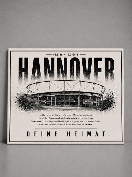 Hannover Stadion Leinwand