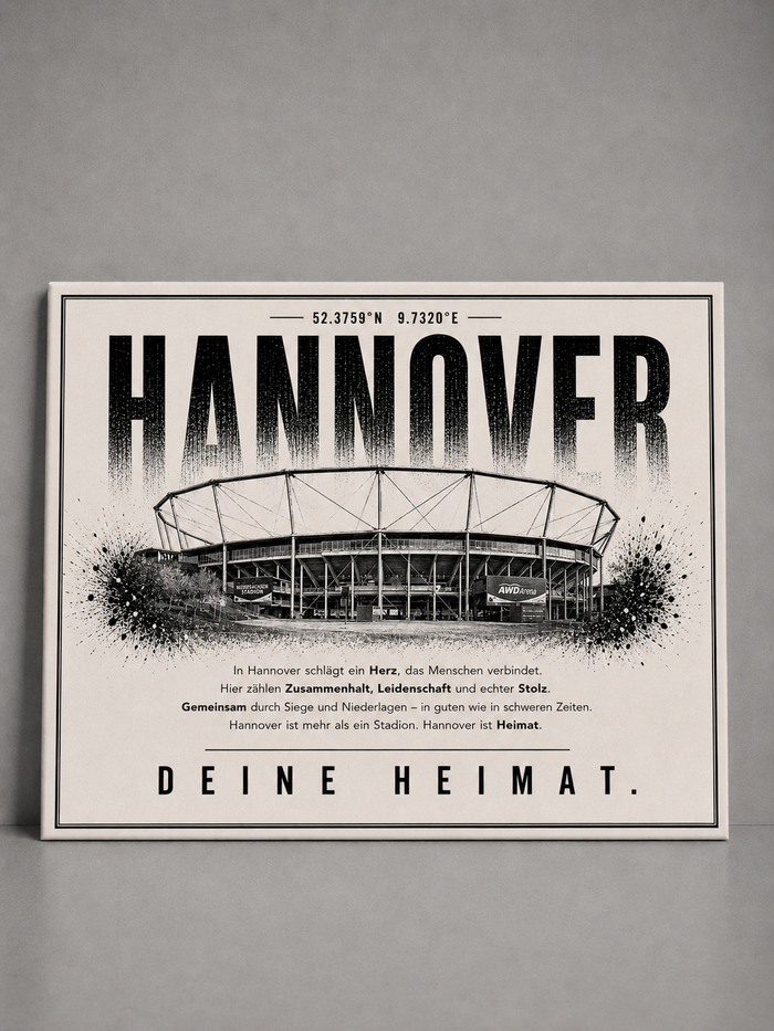 Hannover Stadion Leinwand