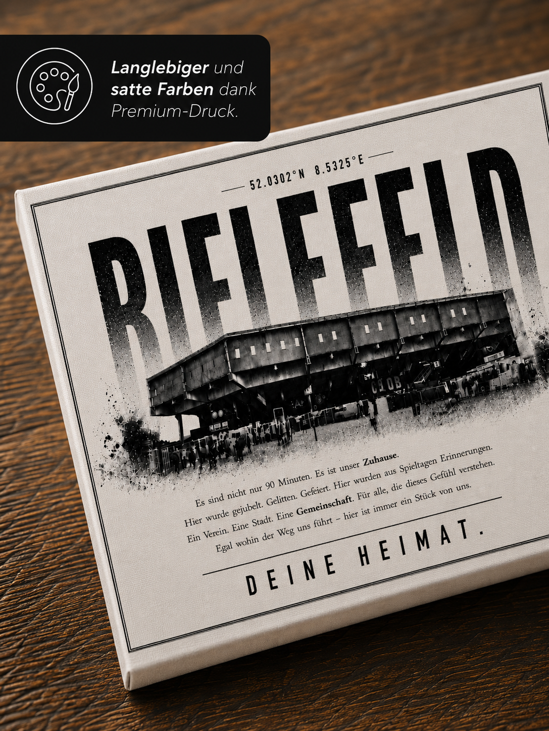 Bielefeld Stadion Leinwand – Detailansicht 3