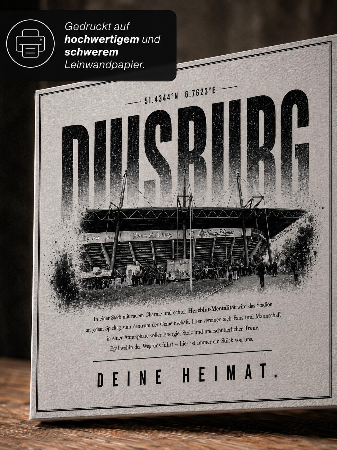 Duisburg Stadion Leinwand