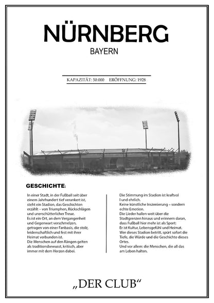 Nürnberg Stadion Leinwand