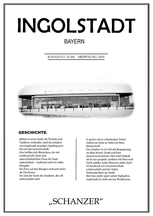 Ingolstadt Stadion Leinwand