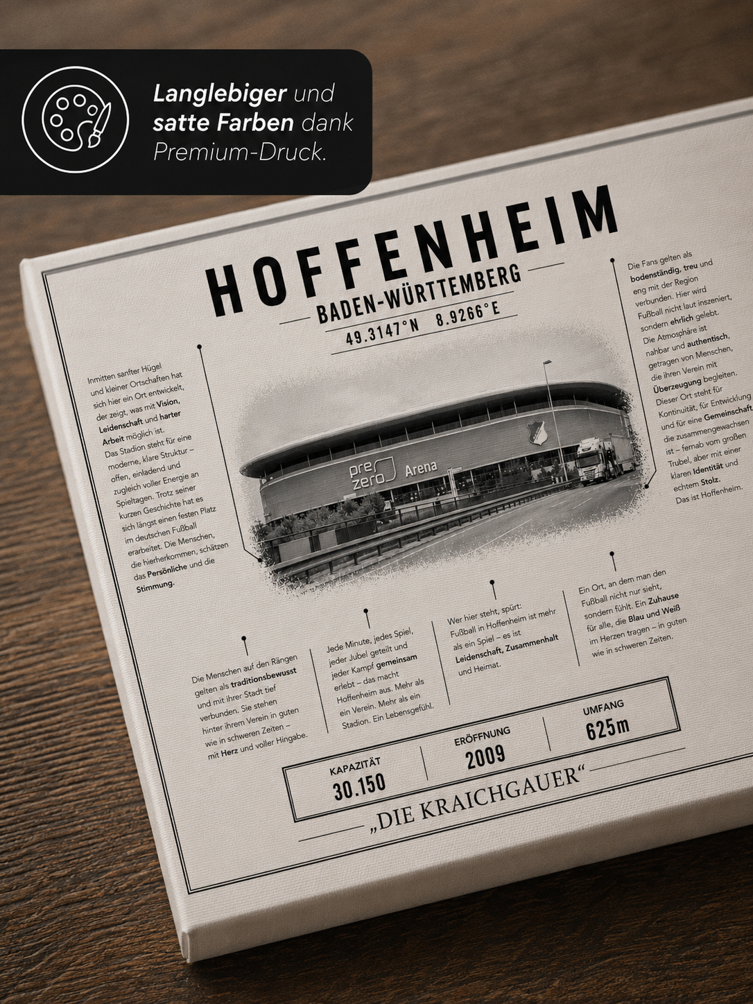 Hoffenheim Stadion Leinwand