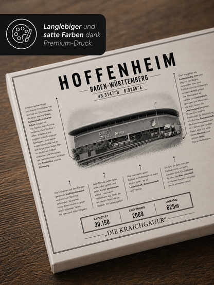 Hoffenheim Stadion Leinwand