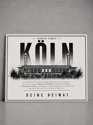 Köln Stadion Leinwand