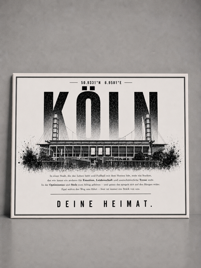Köln Stadion Leinwand