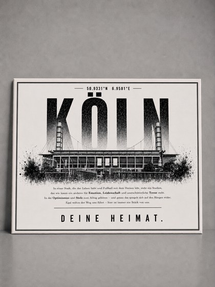 Köln Stadion Leinwand