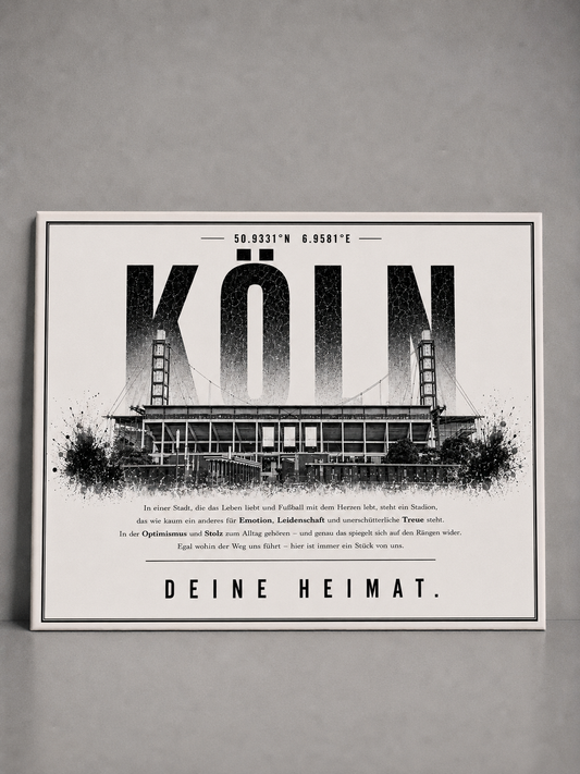 Köln Stadion Leinwand