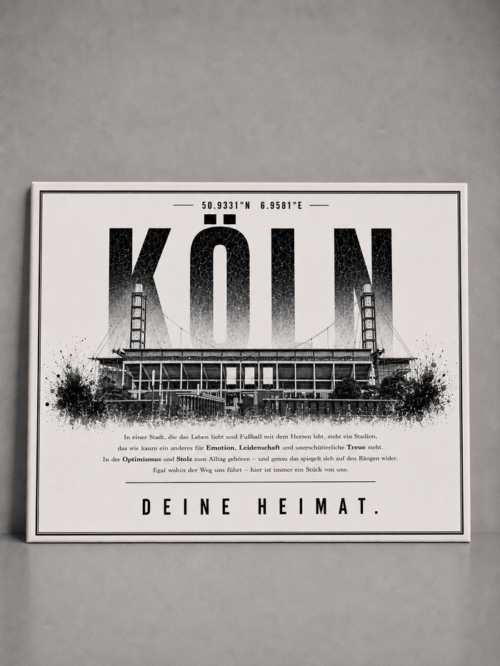 Köln Stadion Leinwand