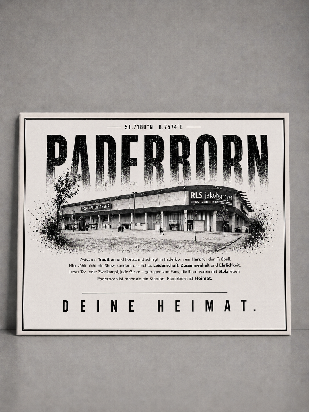 Paderborn Stadion Leinwand