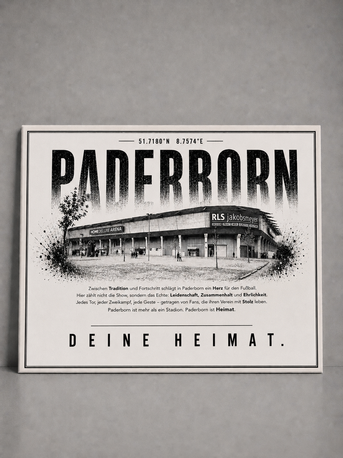 Paderborn Stadion Leinwand