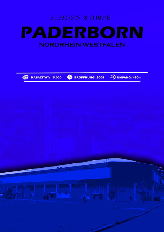 Paderborn Stadion Leinwand