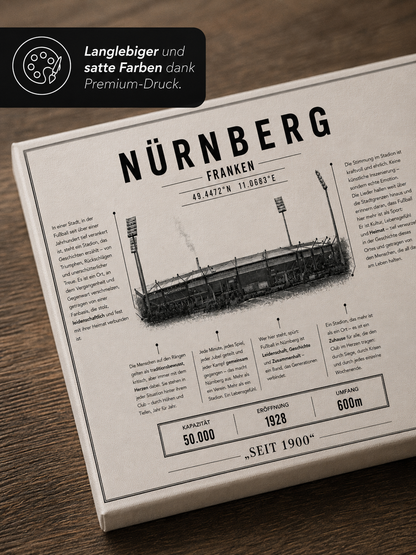 Nürnberg Stadion Leinwand