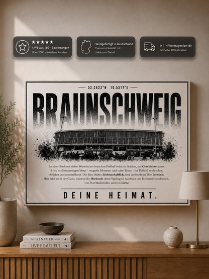Braunschweig Stadion Leinwand