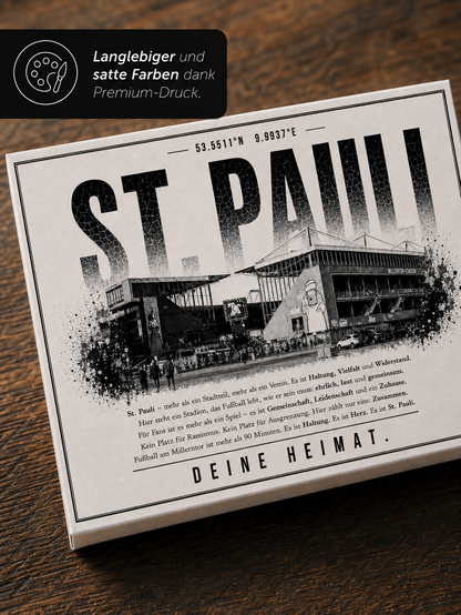 St. Pauli Stadion Leinwand