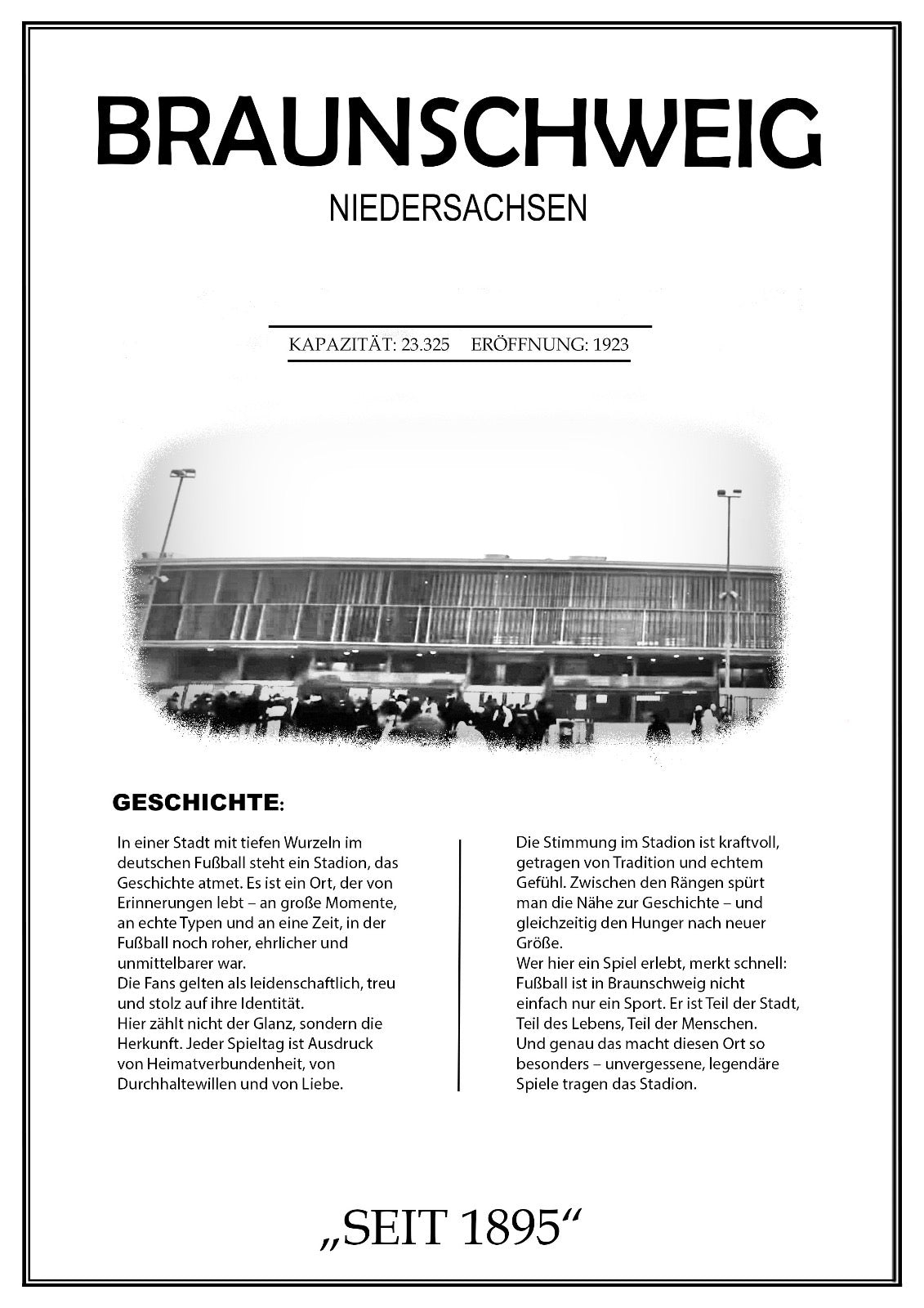 Braunschweig Stadion Leinwand