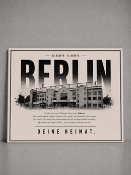 Berlin Stadion Leinwand