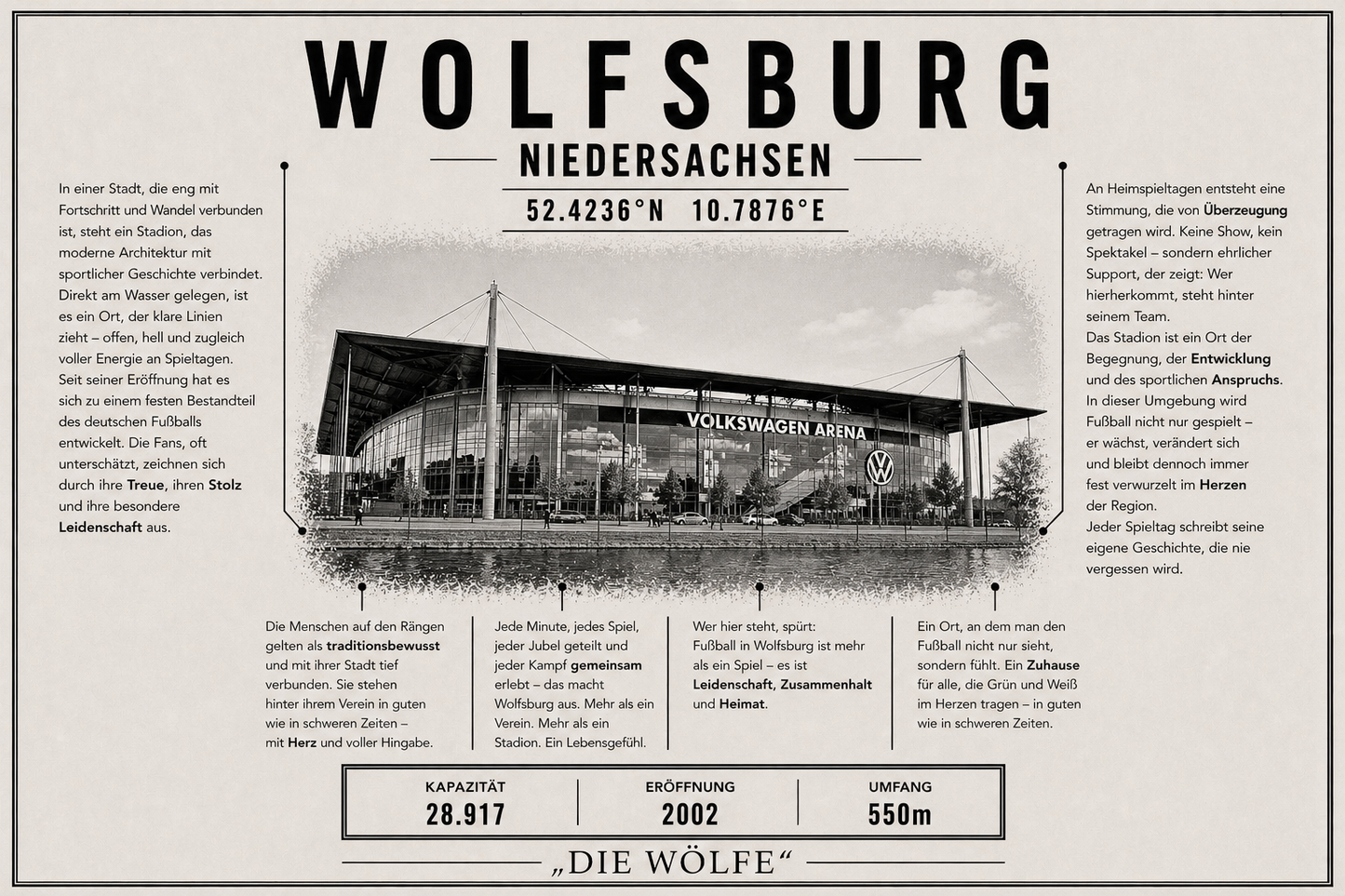 Wolfsburg Stadion Leinwand