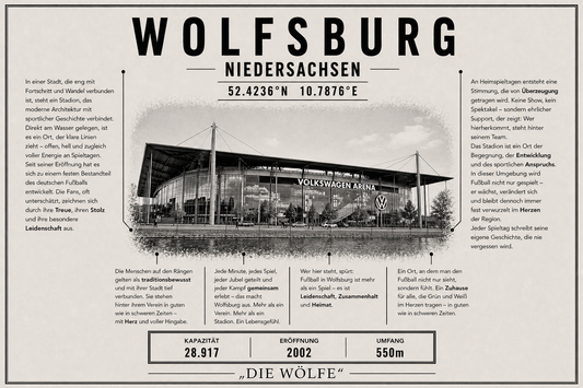Wolfsburg Stadion Leinwand