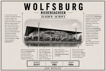 Wolfsburg Stadion Leinwand