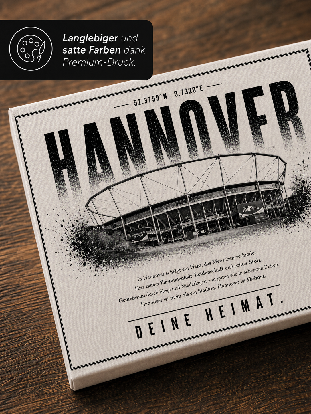 Hannover Stadion Leinwand
