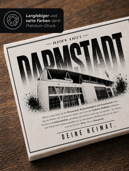 Darmstadt Stadion Leinwand
