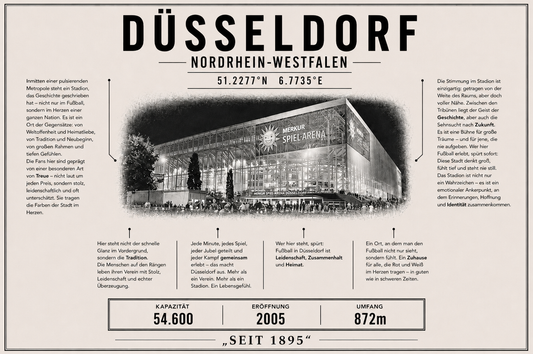 Düsseldorf Stadion Leinwand