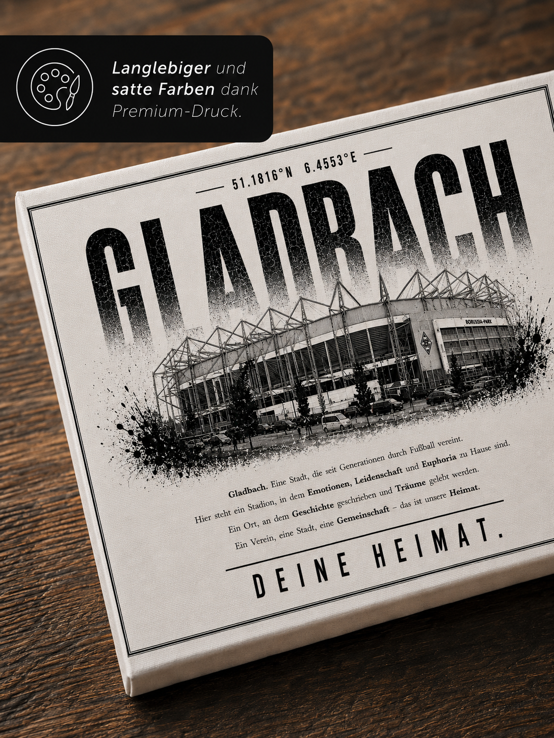 Gladbach Stadion Leinwand